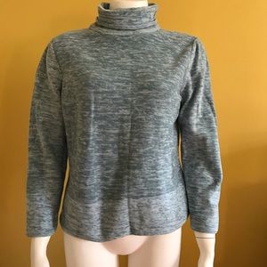 J Jill pullover sweater marbled blue 100% cotton